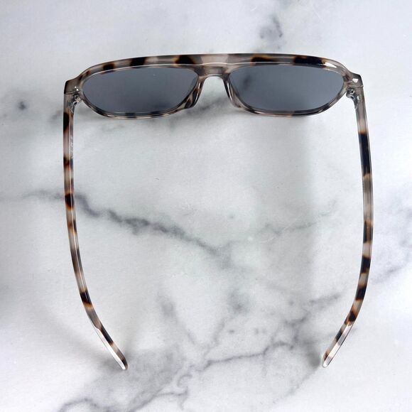 Aire Monoceros Aviator Sunglasses Cookie Tortoise Frame Smoke Tint Lens - Picture 5 of 9